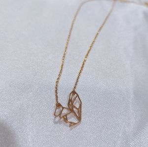 Abstract squirrel pattern necklace